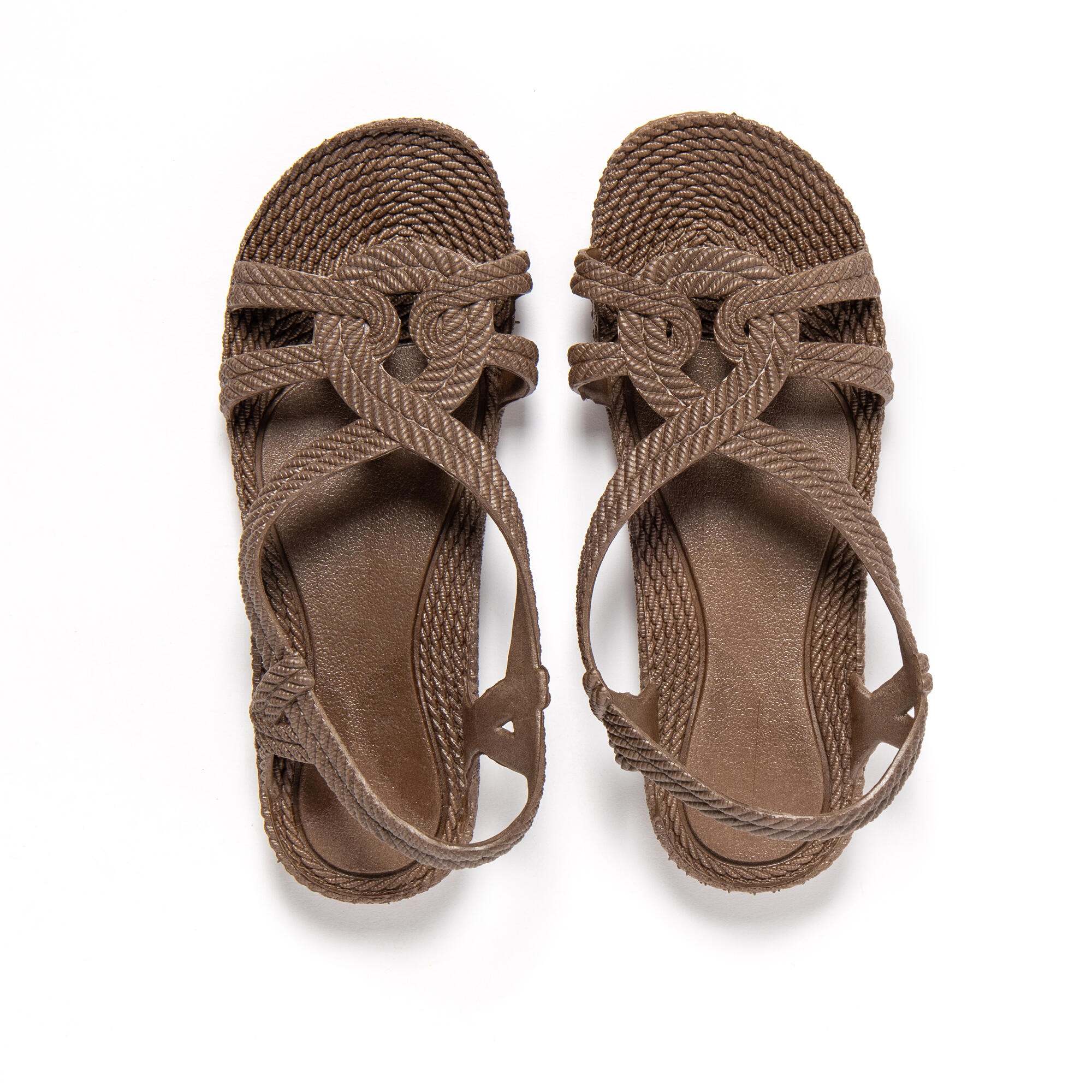 Sandalias Playa Brasileras Marron suela goma Antideslizante 2/8