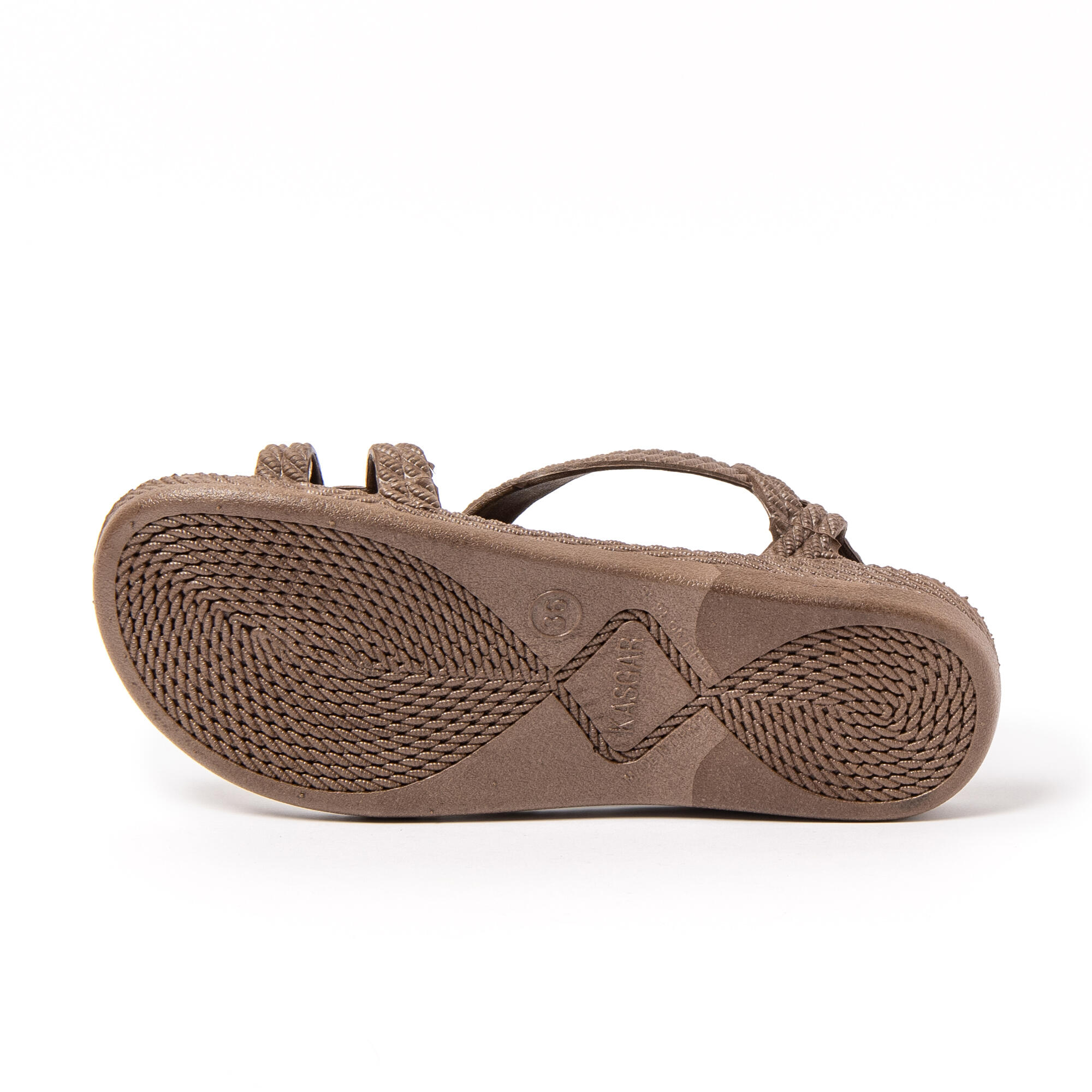 Sandalias Playa Brasileras Marron suela goma Antideslizante 5/8