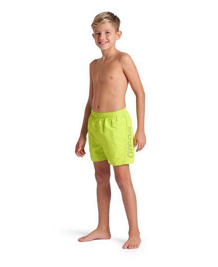 Badehose leicht schnelltrocknend Jungen - Fundamentals Arena Logo JR Boxer R 5/7