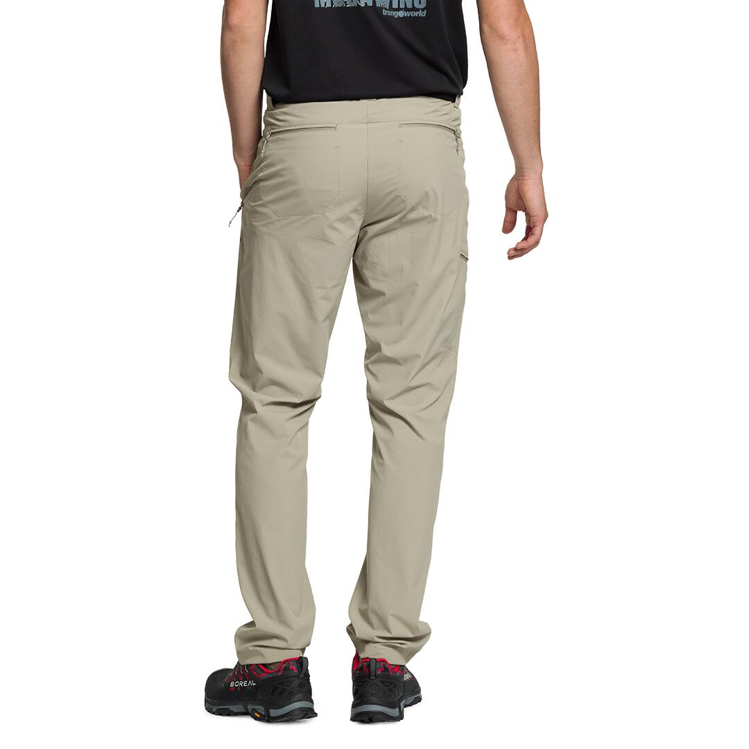 Pantalón para Hombre Trangoworld Aroche sf Marrón/Gris 3/4