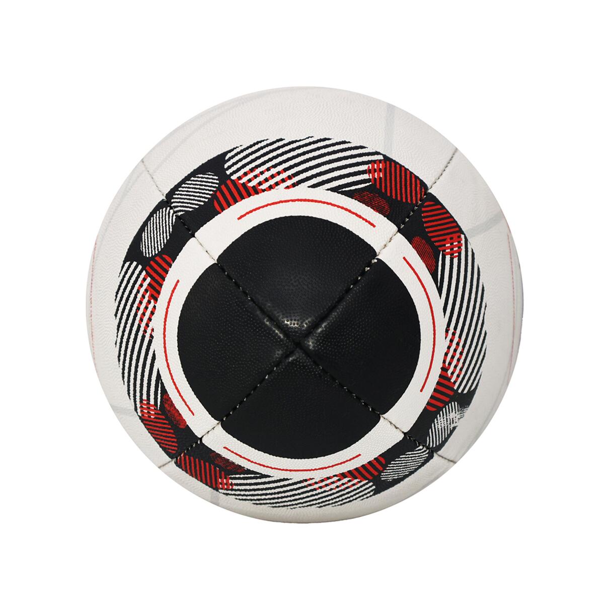 Teamswear Stadium rugbybal maat 5 - wit/rood 2/2