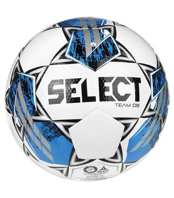 1777 select team v25 trainingsbal - maat 5, wit/blauw