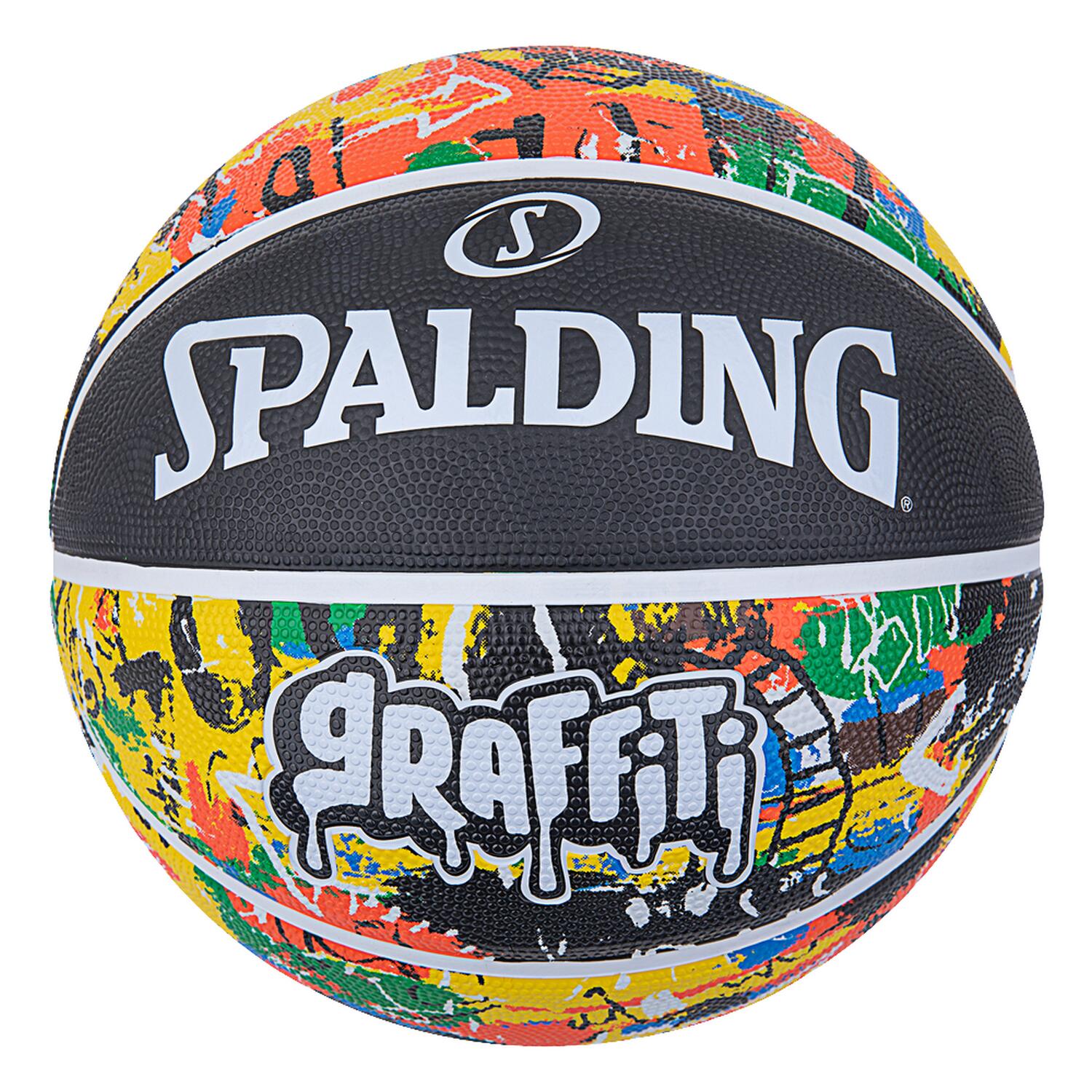 SPALDING Basketbalový míč Rainbow Graffiti Rubber