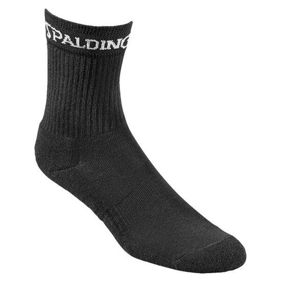 Socken Mid Cut Basketball Herren Schwarz 41-45