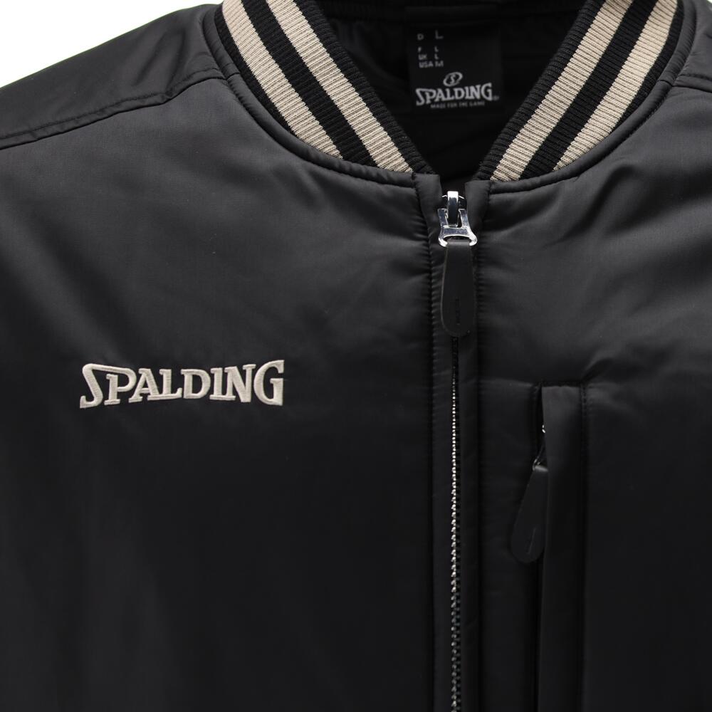 BOMBER JACKET DE BASKET black Spalding 2/5