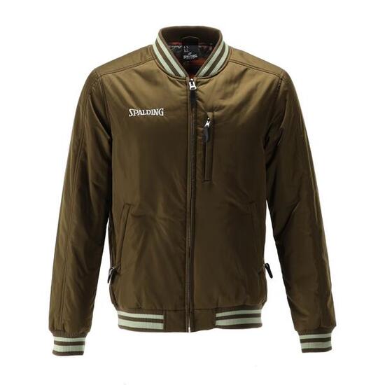 BOMBER JACKET DE BASKET khaki-feather Spalding