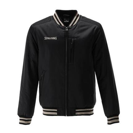 BOMBER JACKET DE BASKET black Spalding