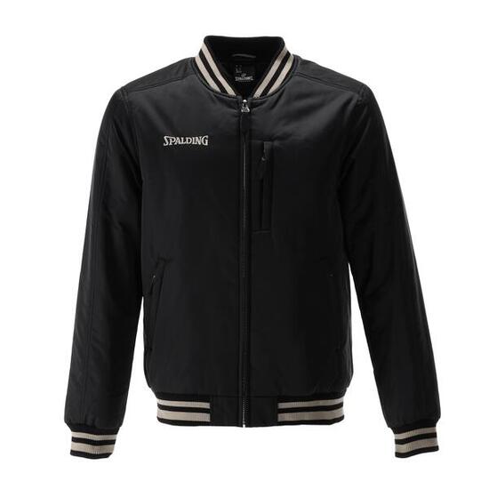 BOMBER JACKET DE BASKET black Spalding