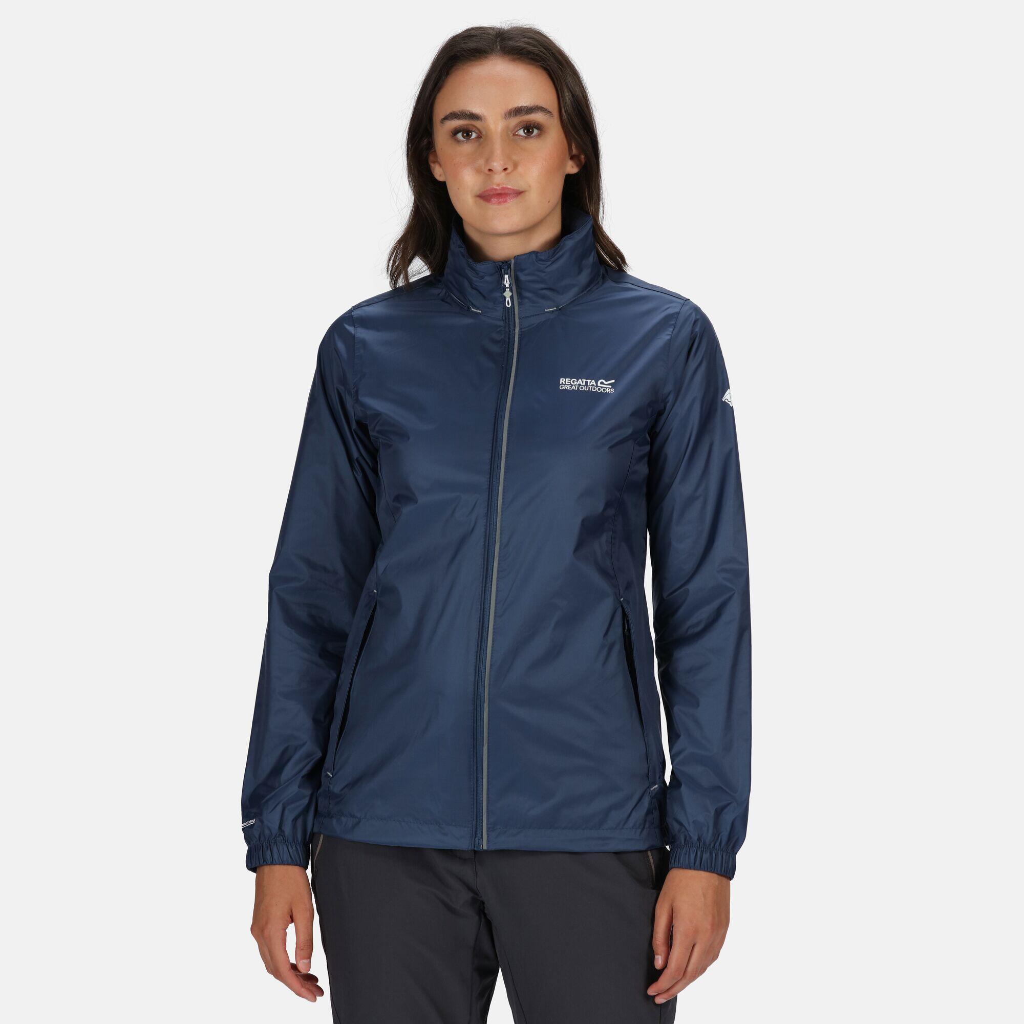 Corinne IV Veste de fitness anti-pluie imperméable pour femme - Un jean bleu 5/6