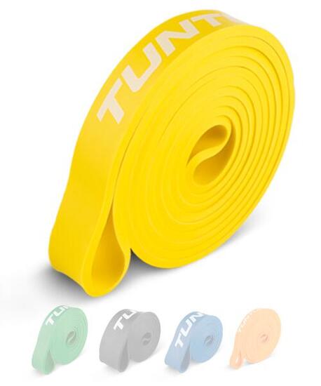 Bande de force powerband léger pour musculation jaune