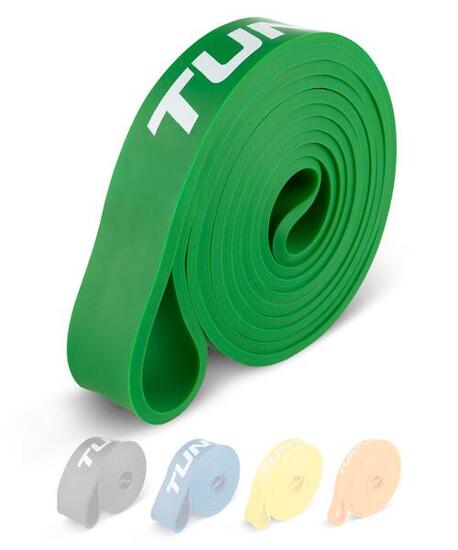 Bande de force powerband moyen pour musculation vert
