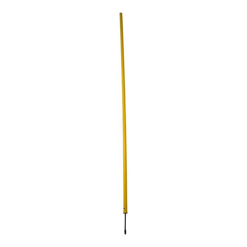 Baston Jalon Slalom Antrenament cu Varf Metalic, 170 cm, Galben