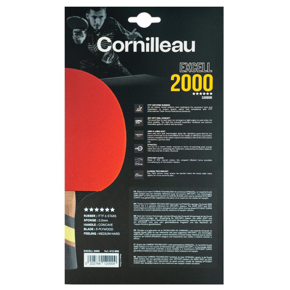 Raqueta de tenis de mesa para exterior de carbono Excell 2000 5/7