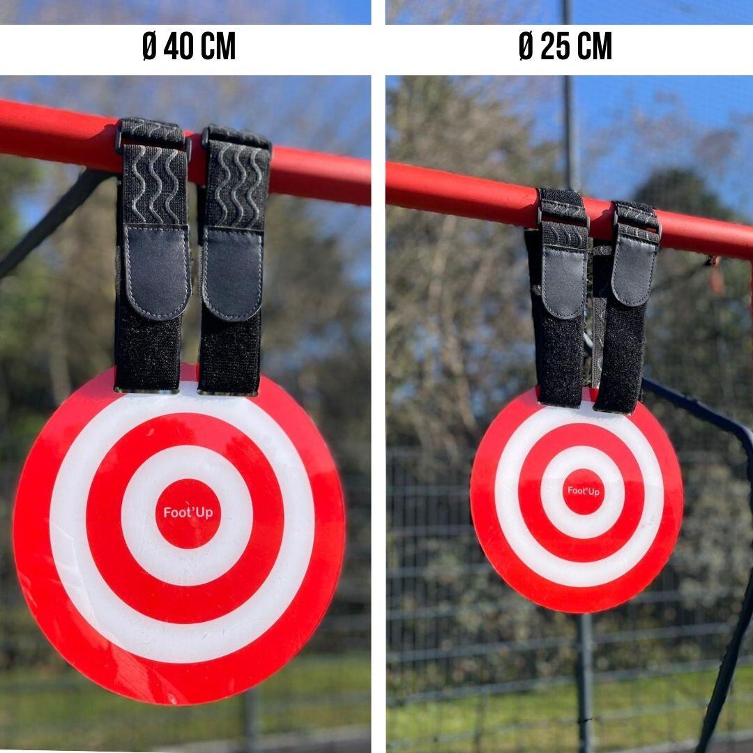 Pack x2 cibles de précision pour but de football – Ø25 cm 2/9