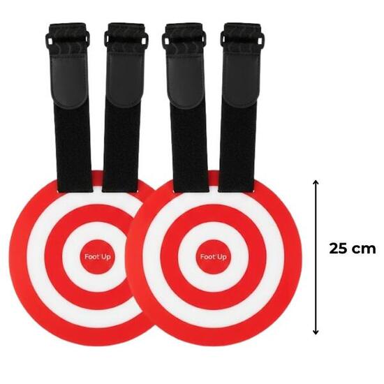 Pack x2 cibles de précision pour but de football – Ø25 cm