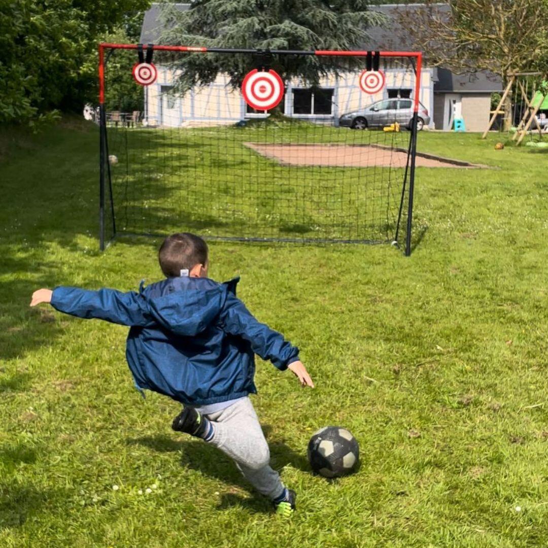 Pack x2 cibles de précision pour but de football – Ø25 cm 6/9