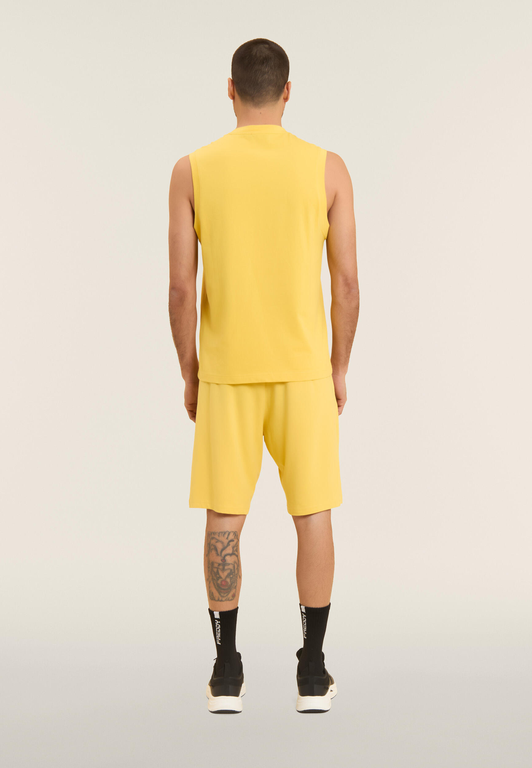 T-shirt sans manches en jersey de coton 3/5