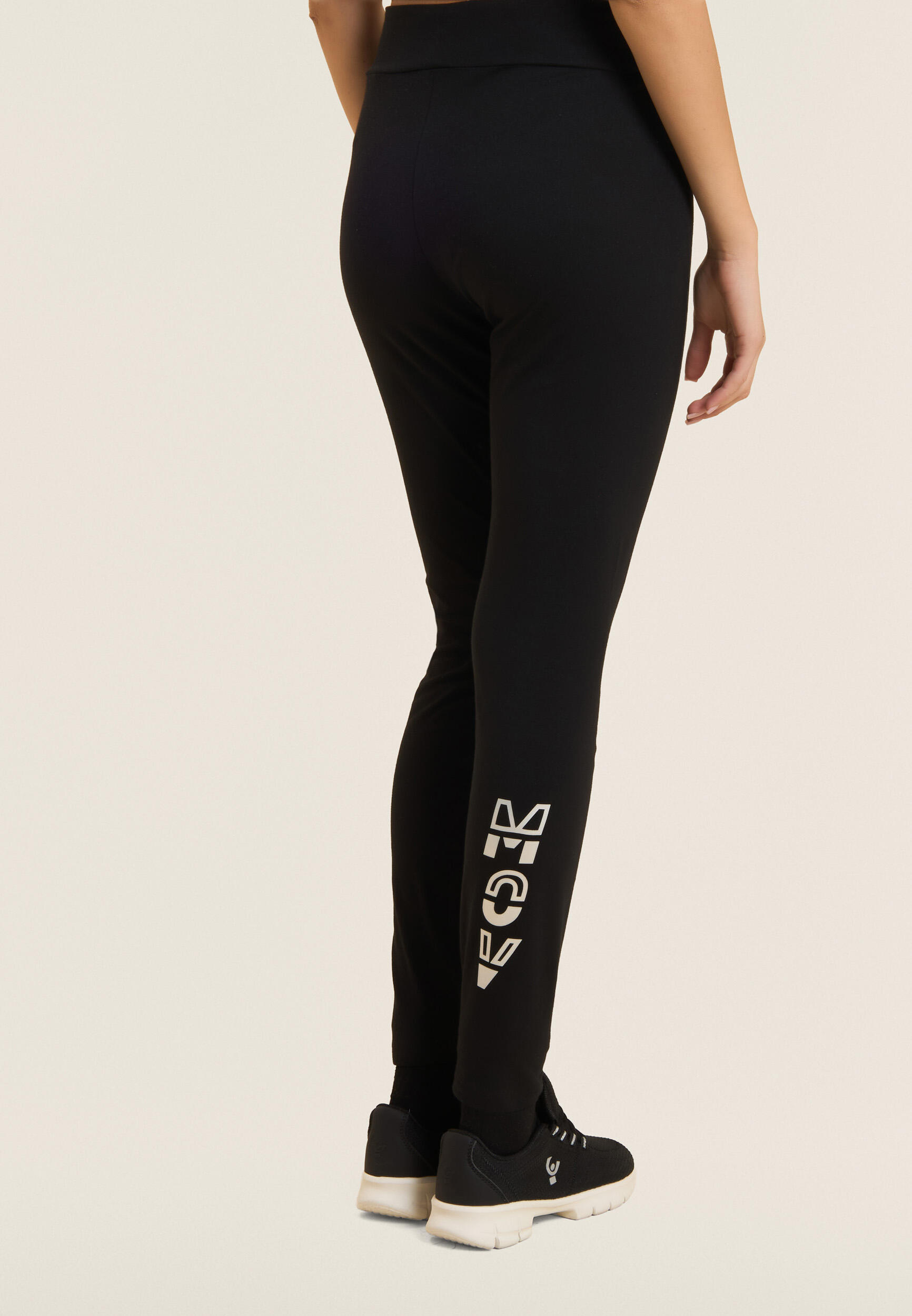 Leggings 7/8 con stampa MOV perlata sul fondo posteriore 3/5