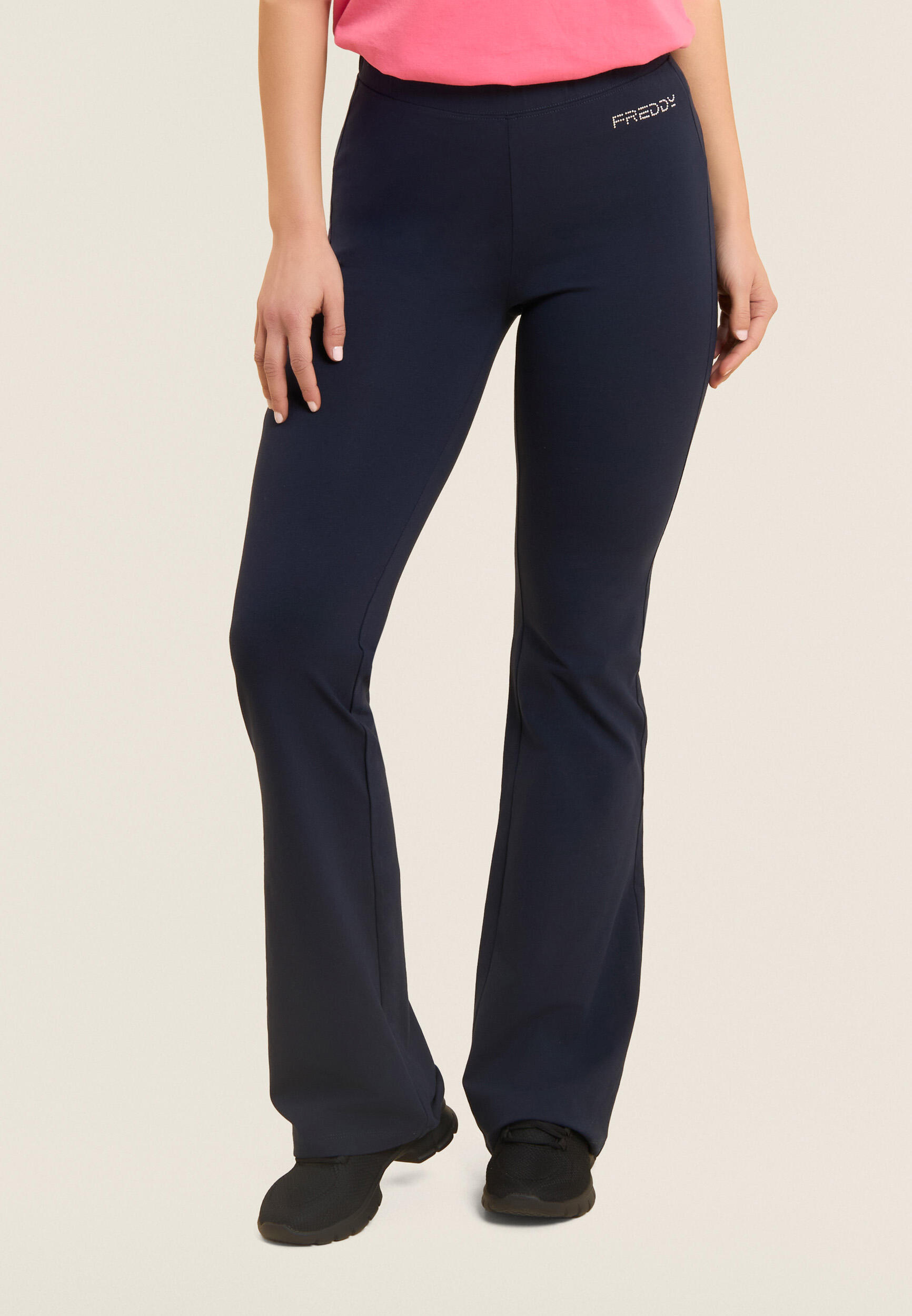 Leggings Aderenti con Fondo a Zampa e Vita Regular 2/5