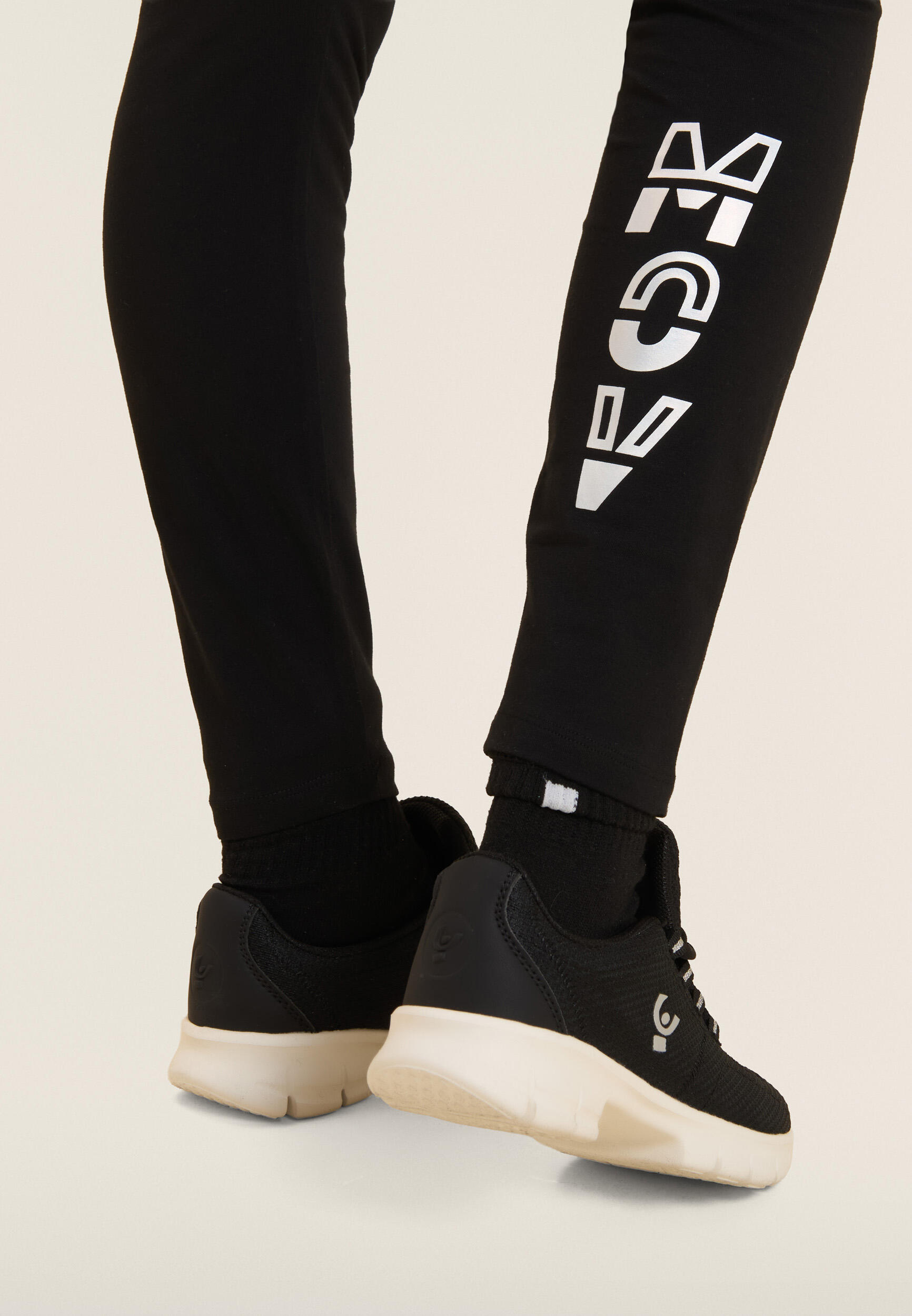 Leggings 7/8 con stampa MOV perlata sul fondo posteriore 4/5
