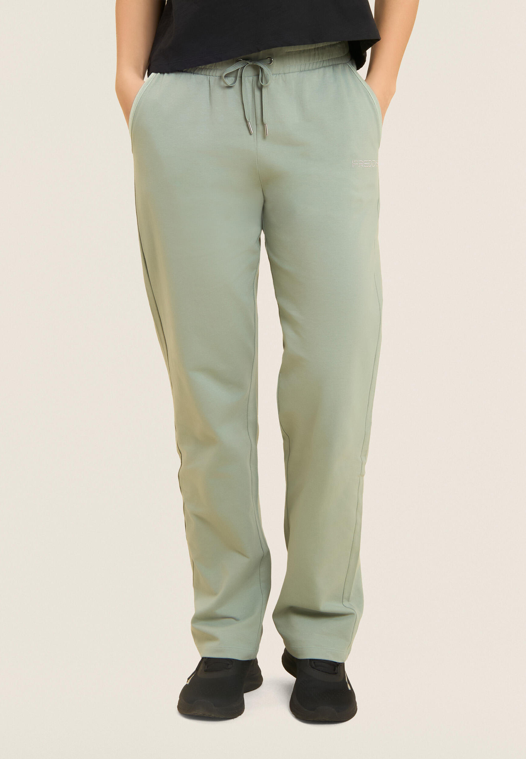 Pantaloni Sportivi Comfort Fit con Gamba Dritta 2/5