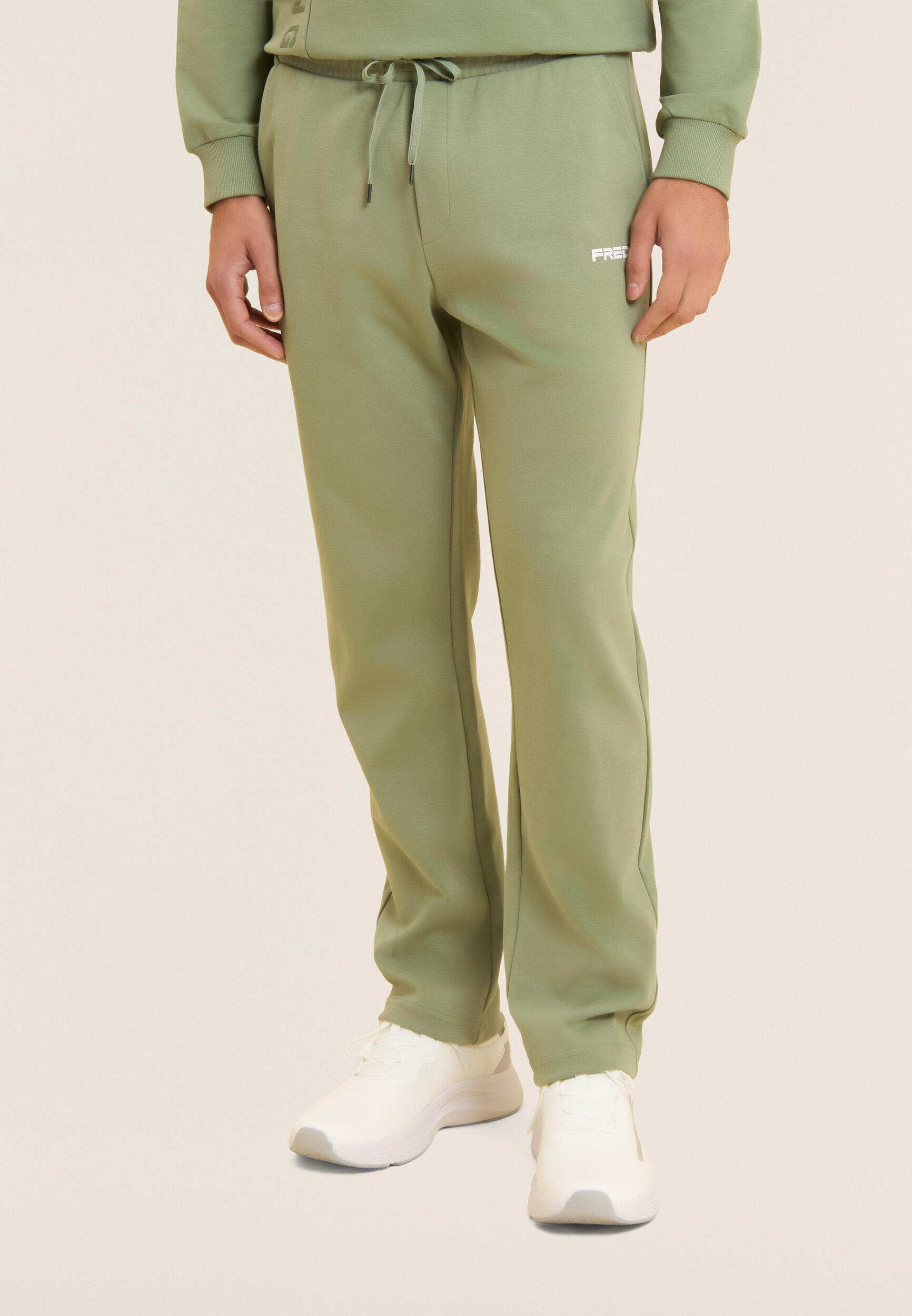 Pantalón deportivo recto de algodón 2/4
