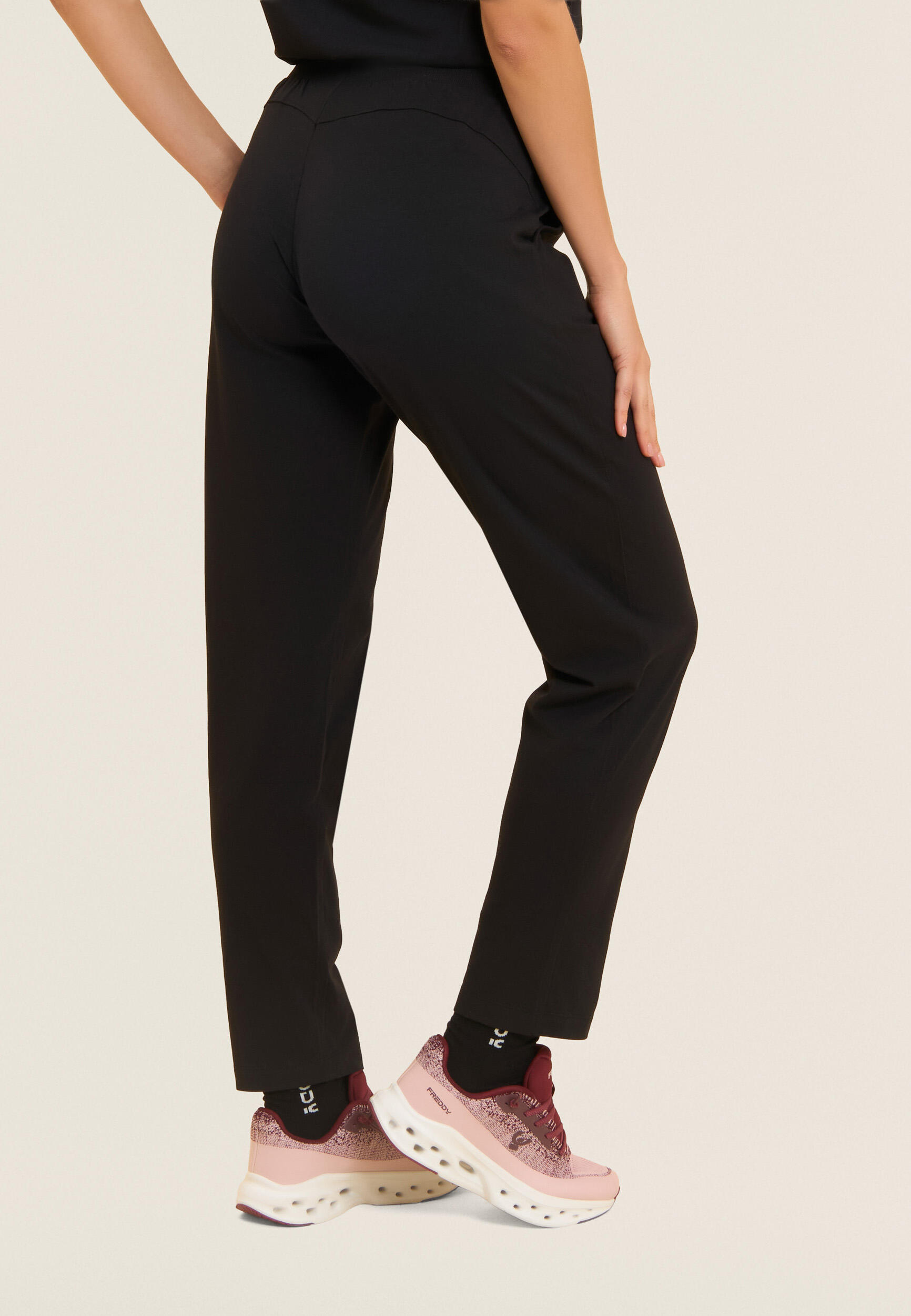 Pantalon de sport à coupe classique, taille côtelée et logo FREDDY 3/5