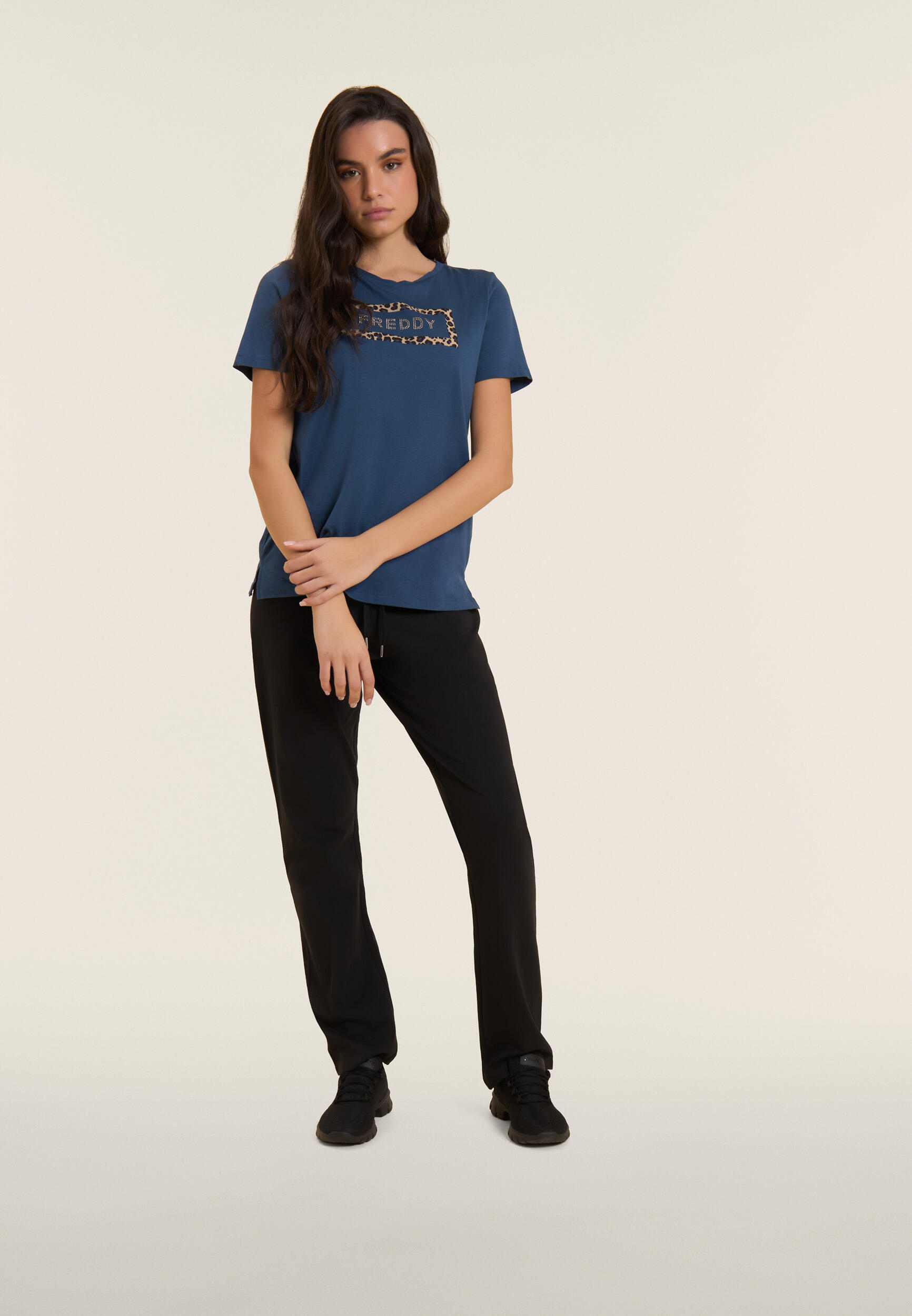 Pantaloni Sportivi Regular Fit con Gamba Dritta 5/5