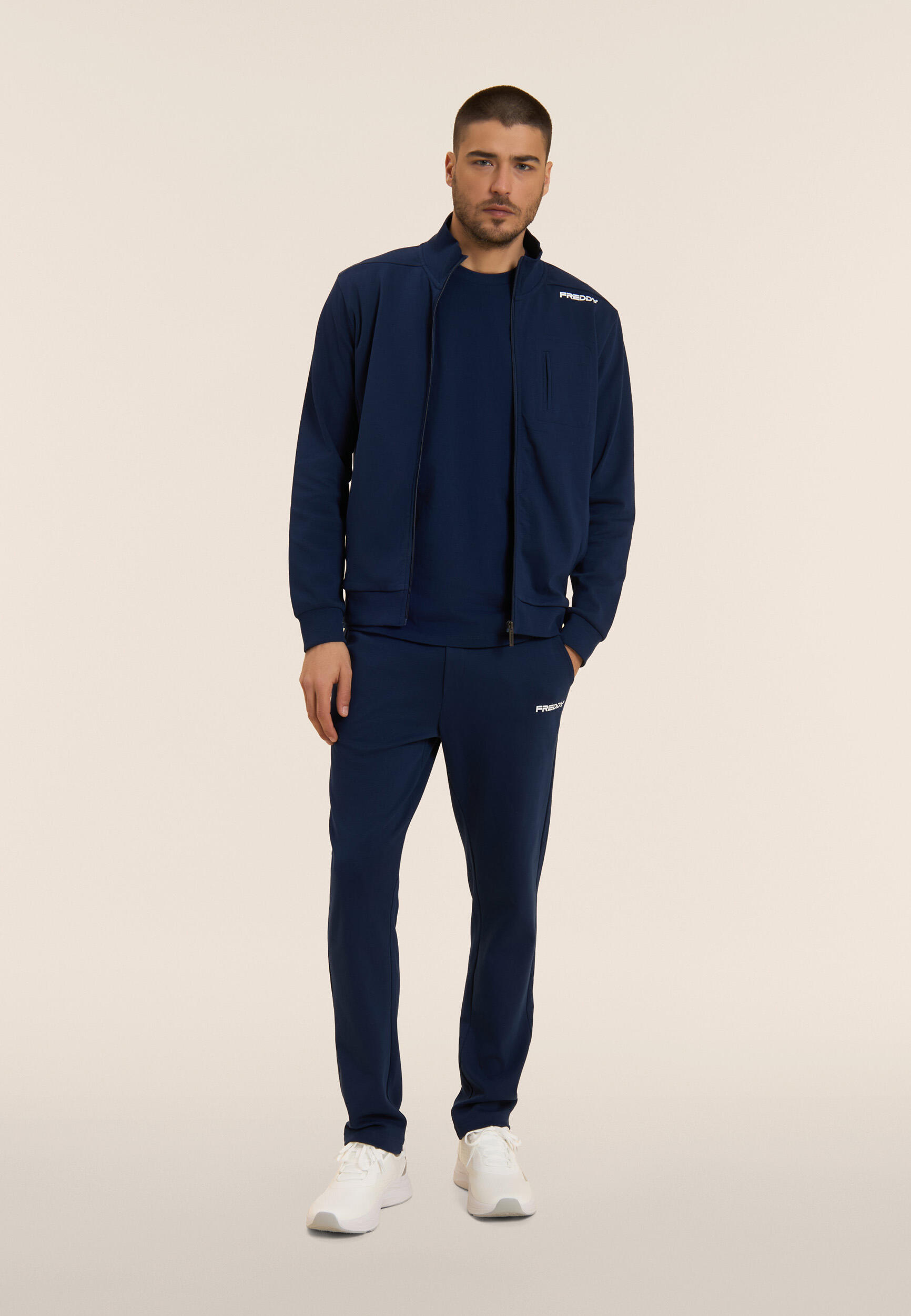 Pantaloni sportivi in cotone a gamba dritta 5/5