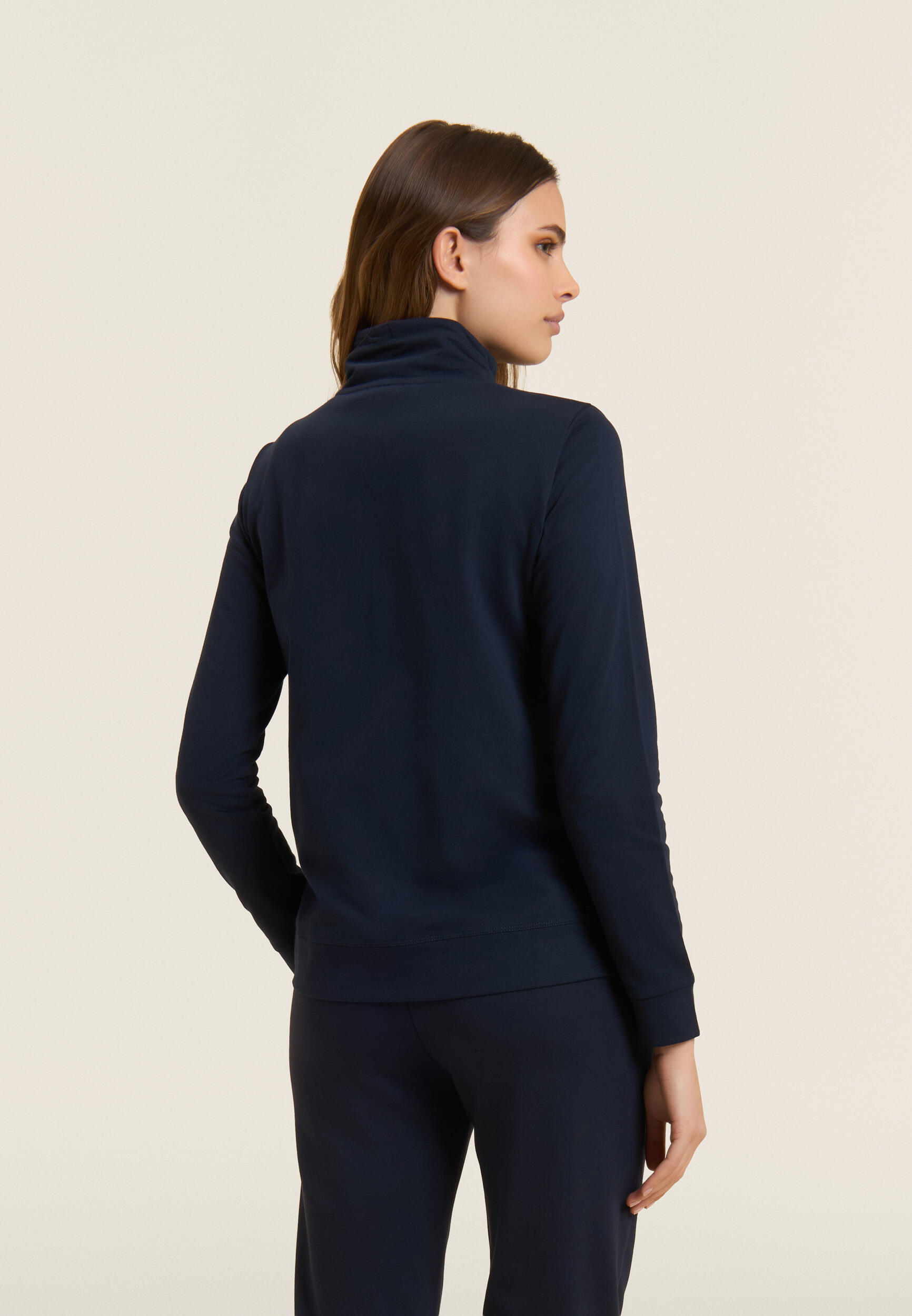 Felpa Comfort Fit Collo Alto con Zip e Logo FREDDY 3/5