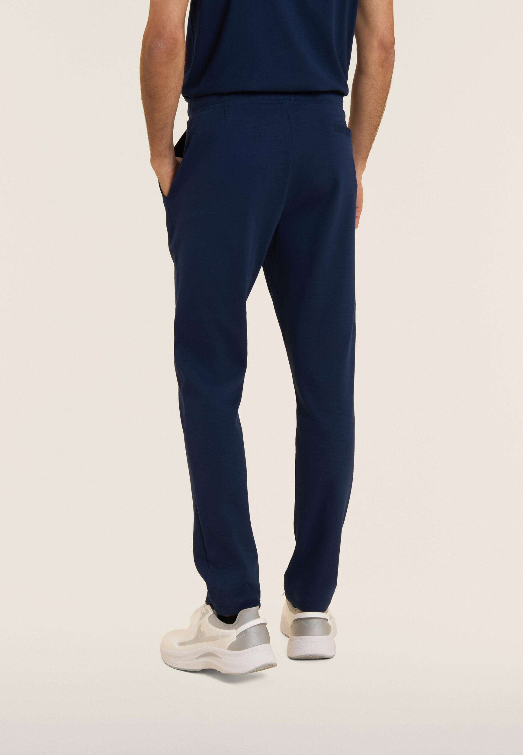Pantaloni sportivi in cotone a gamba dritta 3/5