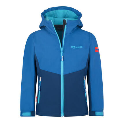 Kinder Jacke Kristiansand Wasserabweisend Marineblau / Grün