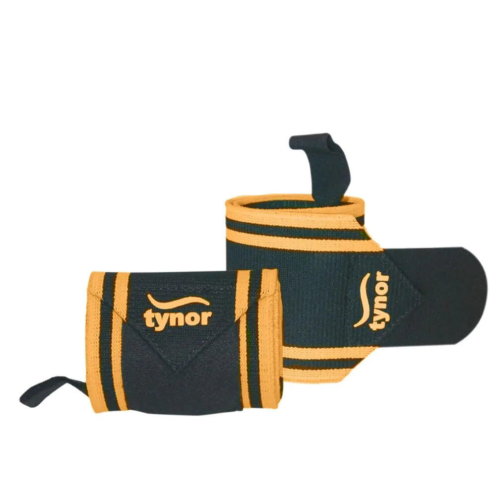 Wrist Wrap with Thumb Loop (Neo) Neon Orange