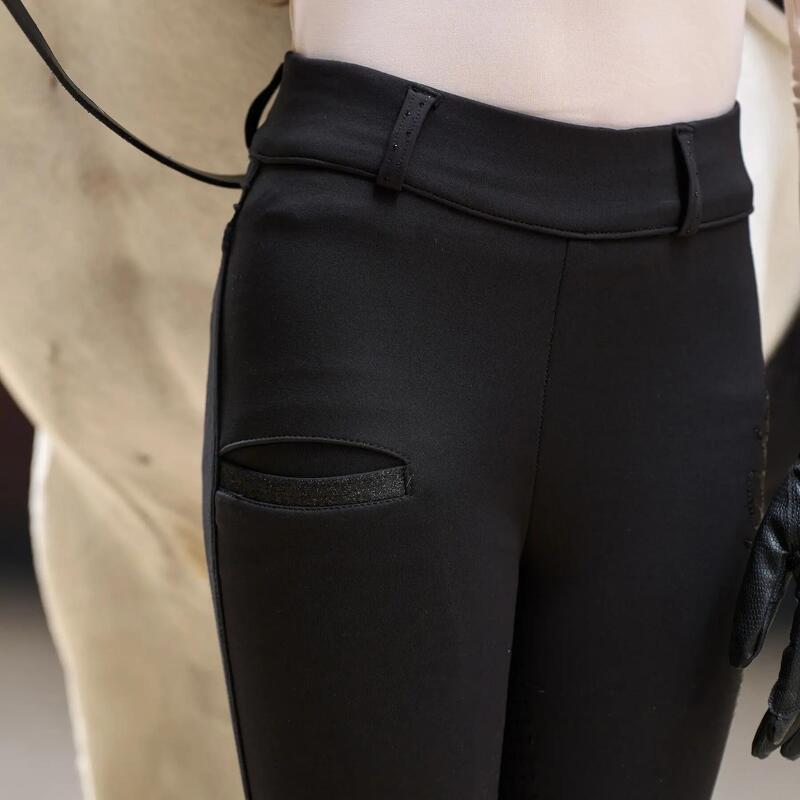 Pantaloni echitație Imperial Riding Comfi cu grip complet pentru fete