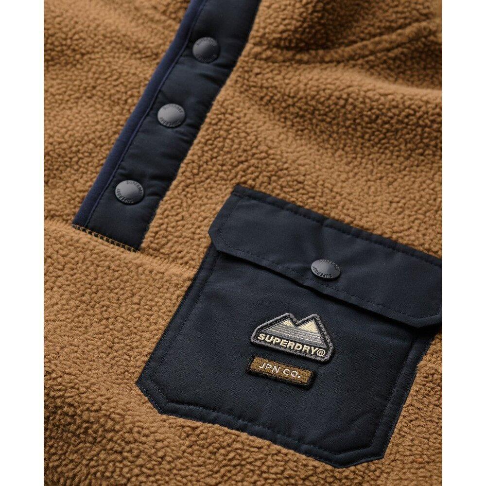Pull en polaire avec col boutons-pression Superdry Fuji 2/2
