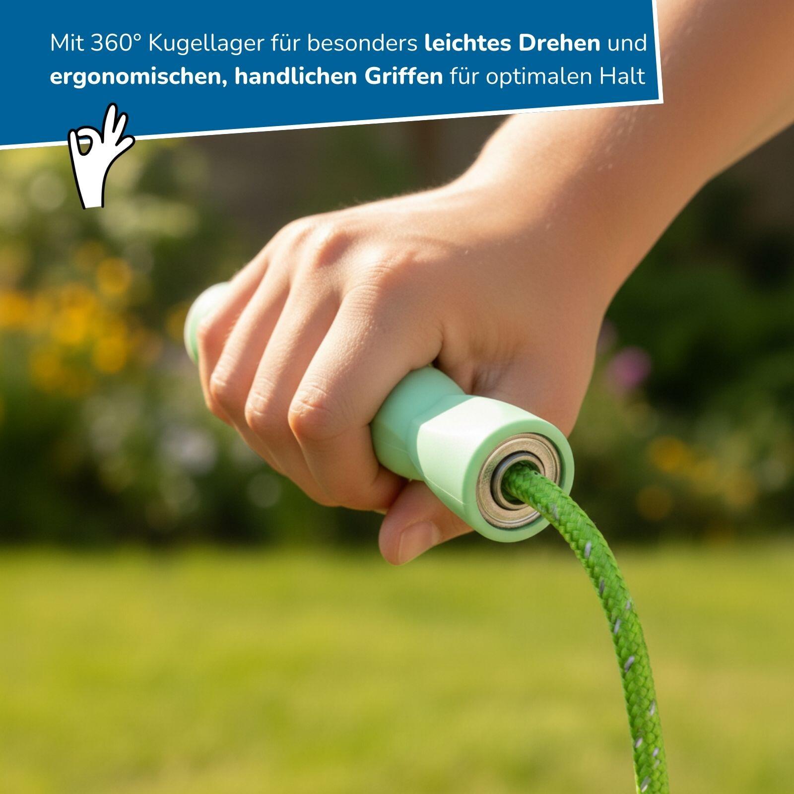2 in 1 Springseil & Gummitwist, Set mit je 6 Hüpfseilen & Gummibändern 6/7
