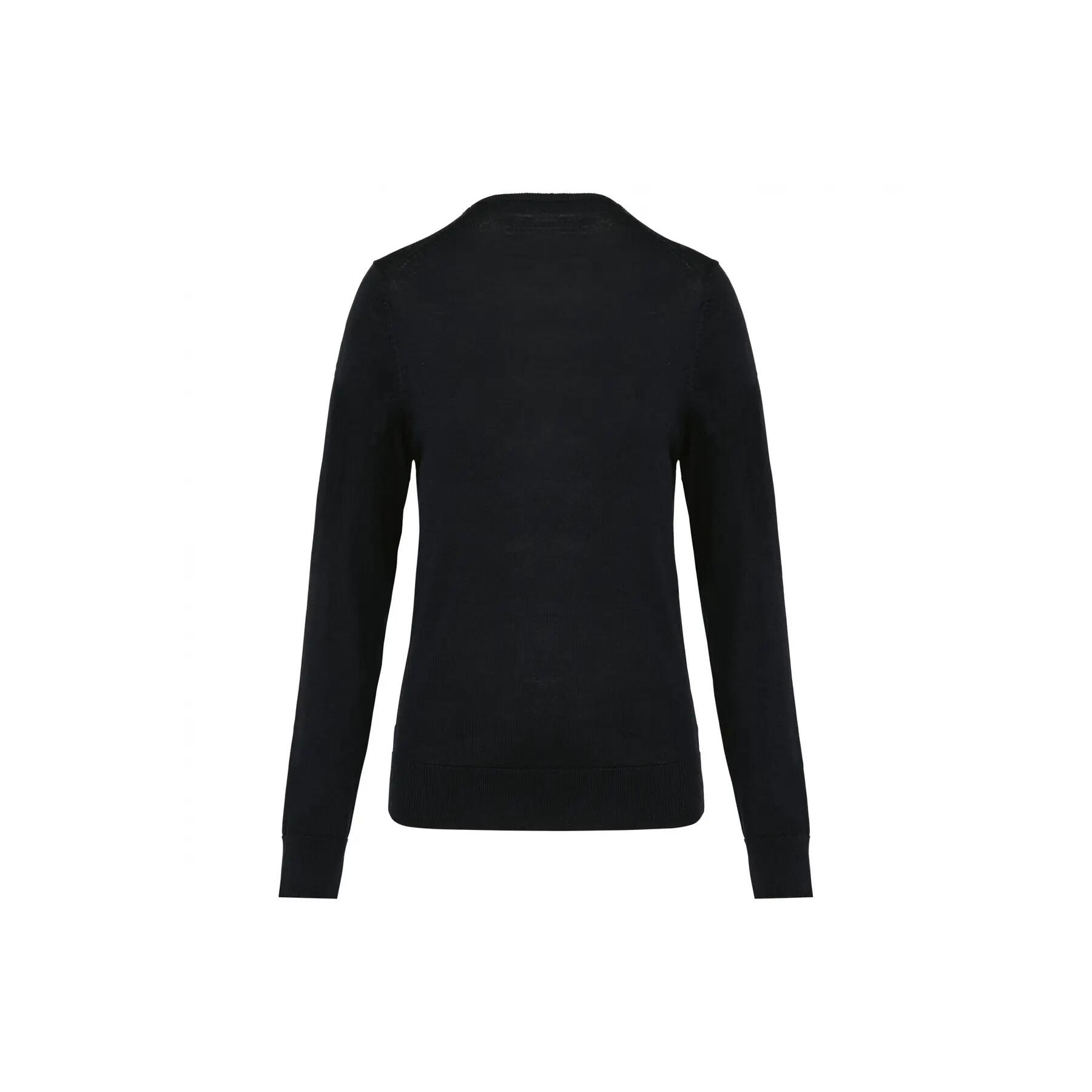 Pull merinos col V femme Kariban Premium 2/3