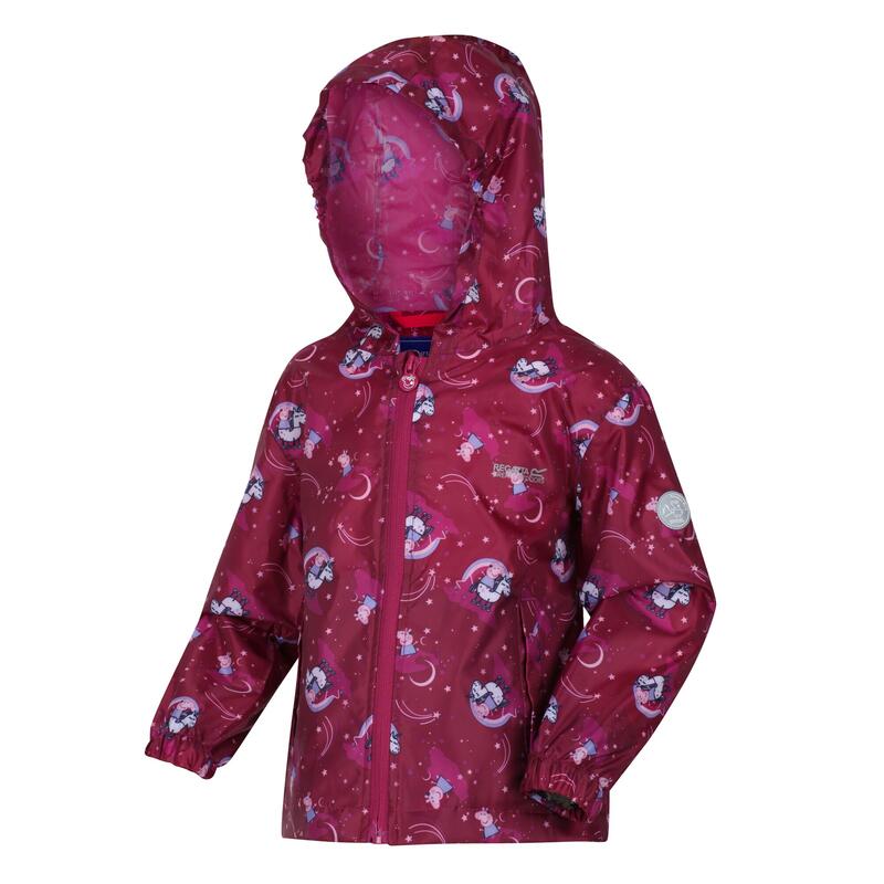 Peppa Pig Pack It regenjas voor kinderen - Donkerrood