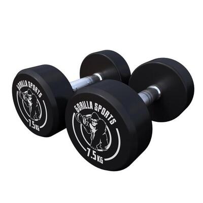 Dumbbell set 15 kg - halterset - 2x7,5 kg - dumbells - gietijzer