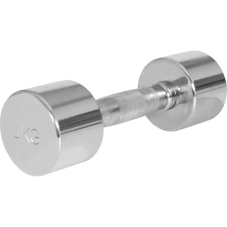 Set de 2 Gantere cromate cu greutate fixa de la 2kg -40 KG