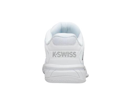 Zapatillas de tenis K-SWISS Hypercourt Express 2, blancas, corte bajo 4/4