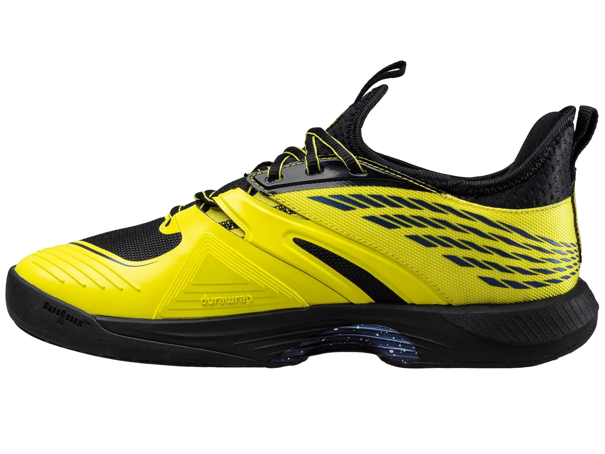 K-SWISS Speed Trac scarpa da tennis uomo nero-giallo 4/4