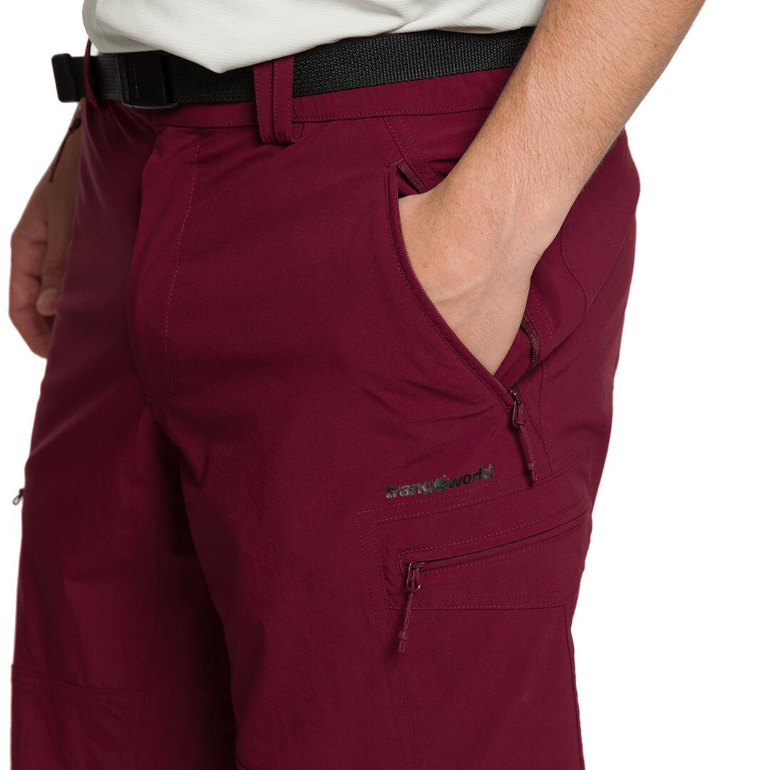 Pantalones cortos para Hombre Trangoworld Brunner Rojo 3/3
