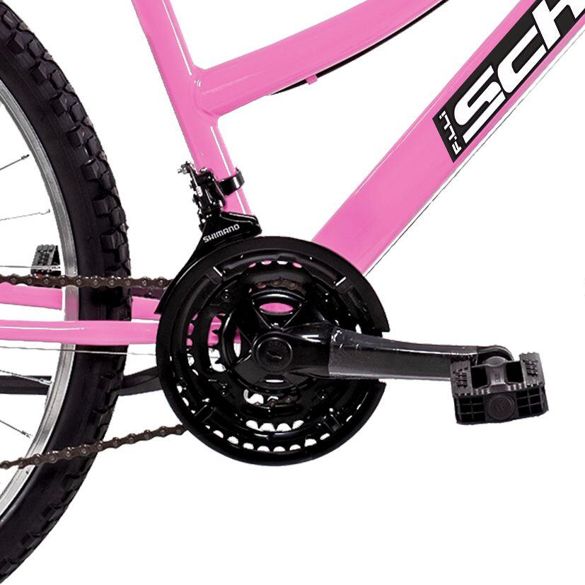 Bicicleta de montanha 26" Feminina 18 velocidades 2/4