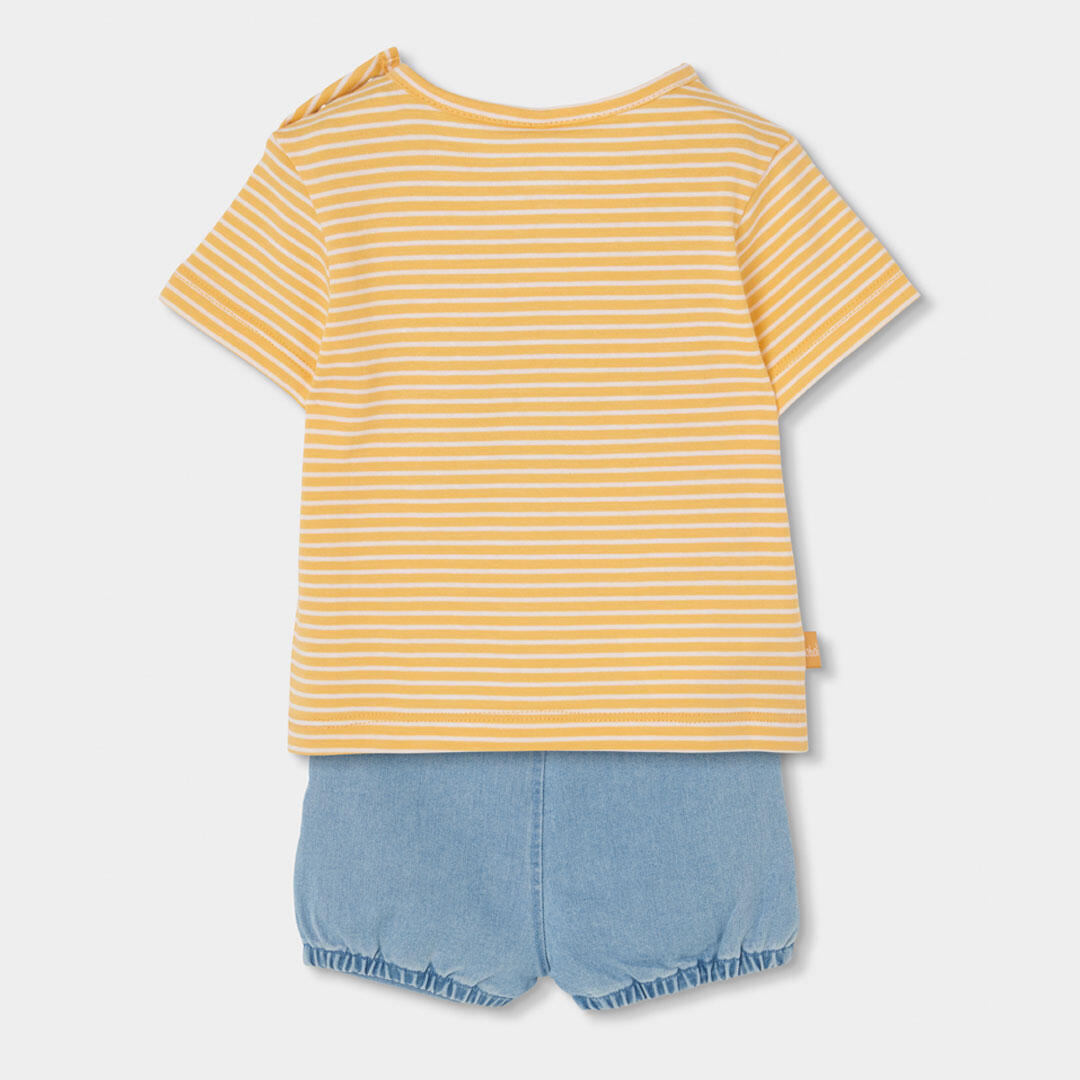 Conjuntos de verano de gimnasia bebé niño boboli multicolor 2/7