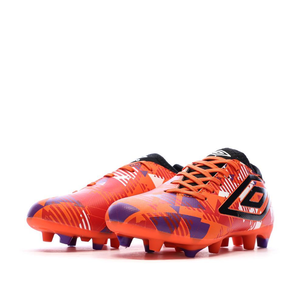 Botas de Fútbol Rojas Umbro para Niño 6/7