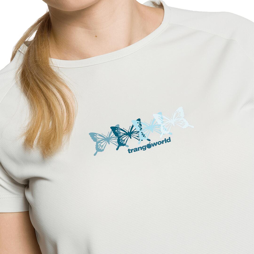 Camiseta para Mujer Trangoworld Kempsey Gris 4/4