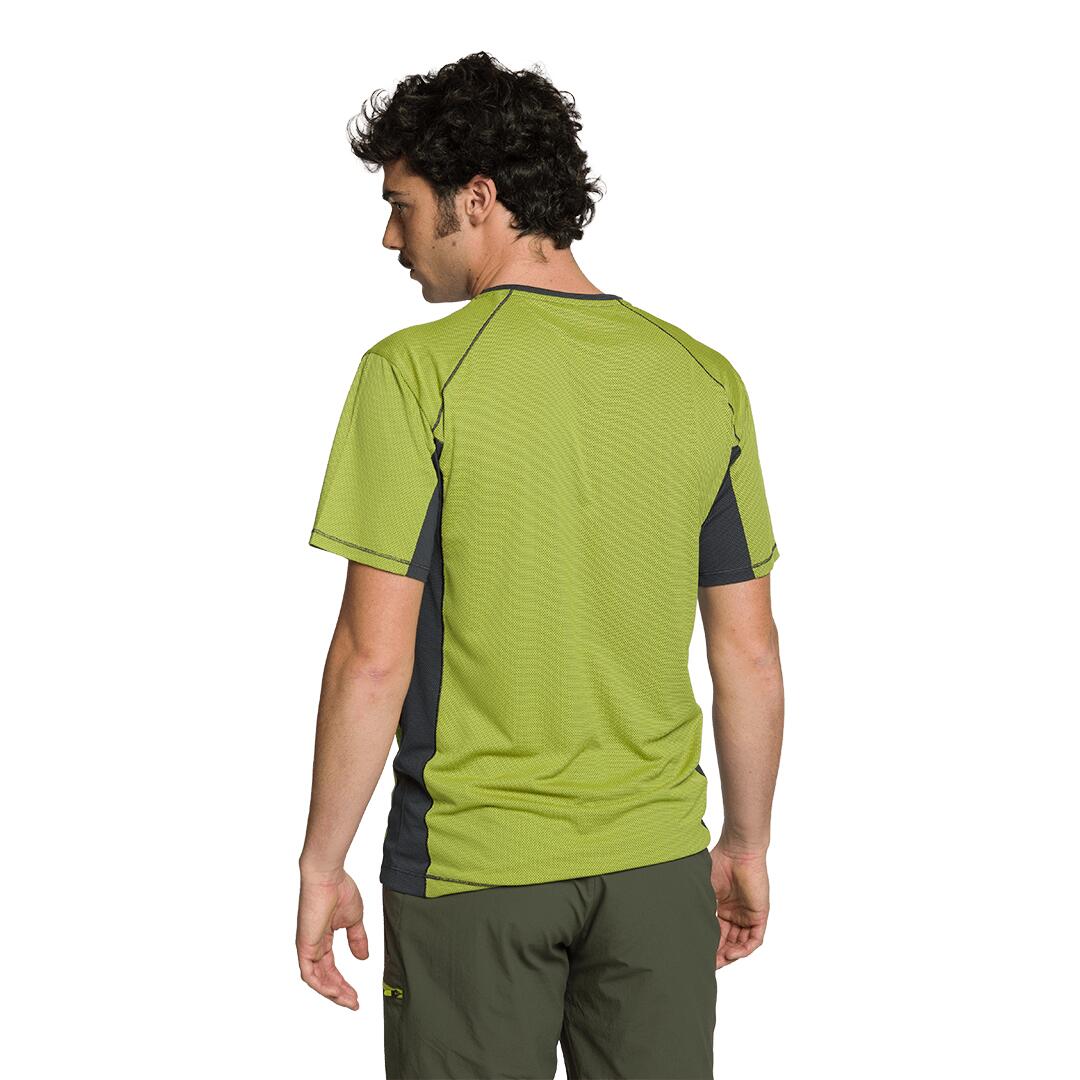 Camiseta para Hombre Trangoworld Ritsem Verde/Gris 3/5