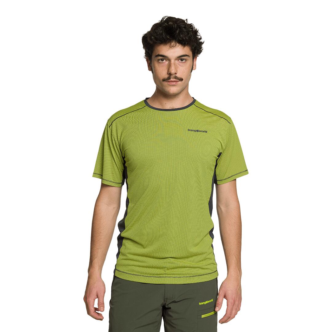 Camiseta para Hombre Trangoworld Ritsem Verde/Gris 2/5