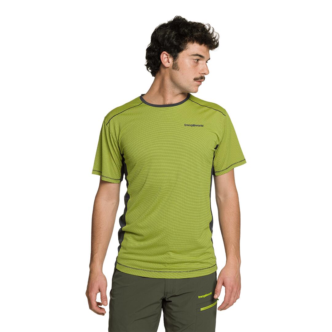 Camiseta para Hombre Trangoworld Ritsem Verde/Gris 4/5